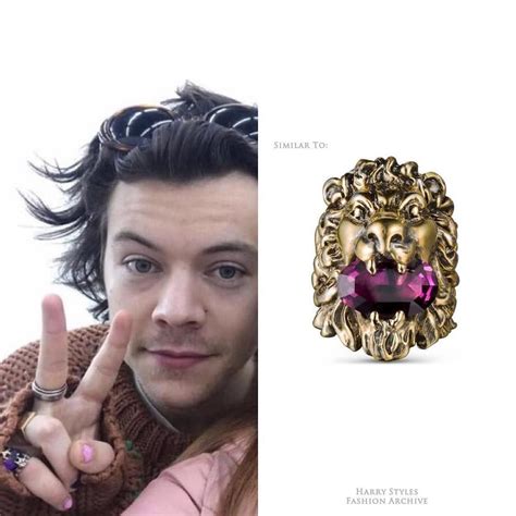 harry styles lion ring|harry styles official website.